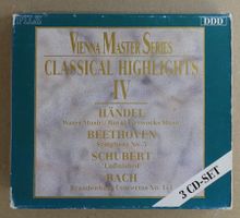 Classical Highlights IV - Händel/Bach/Beethoven (3 CDs) -F19