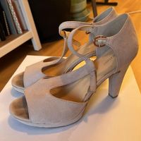 cream heels