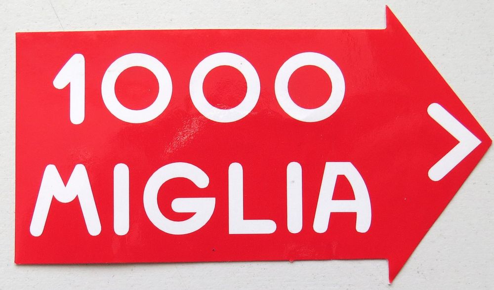 Sticker Mille Miglia (Neu (gemäss Beschreibung)) in Ettingen für CHF 3 ...