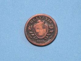1 Rappen 1851