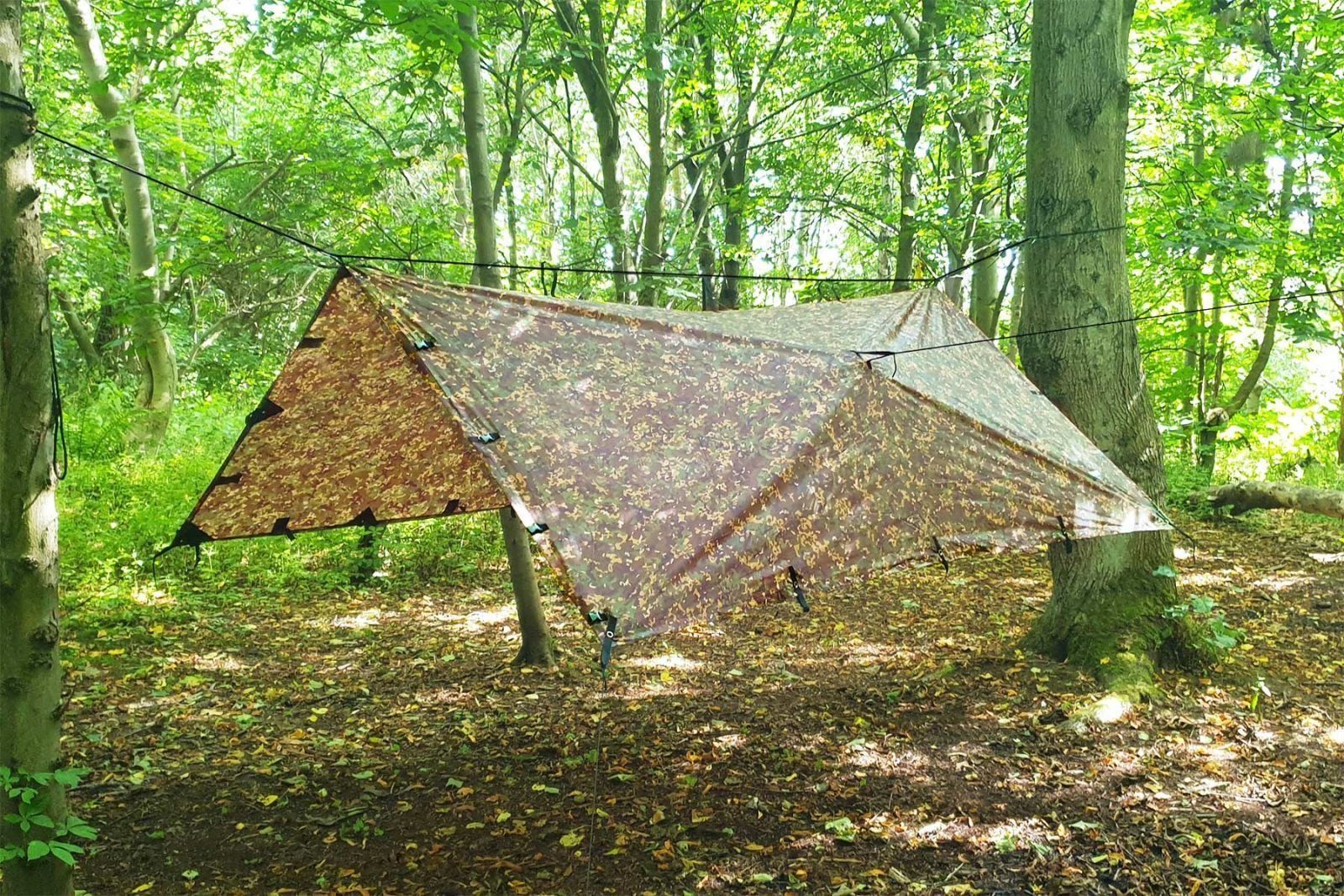 DD Hammocks Altro per Esercito: DD Tarp PRO 3 x 3 MC Camo – Nuovo e nell'imballaggio originale da Tulln venduto da HaengemattenShop