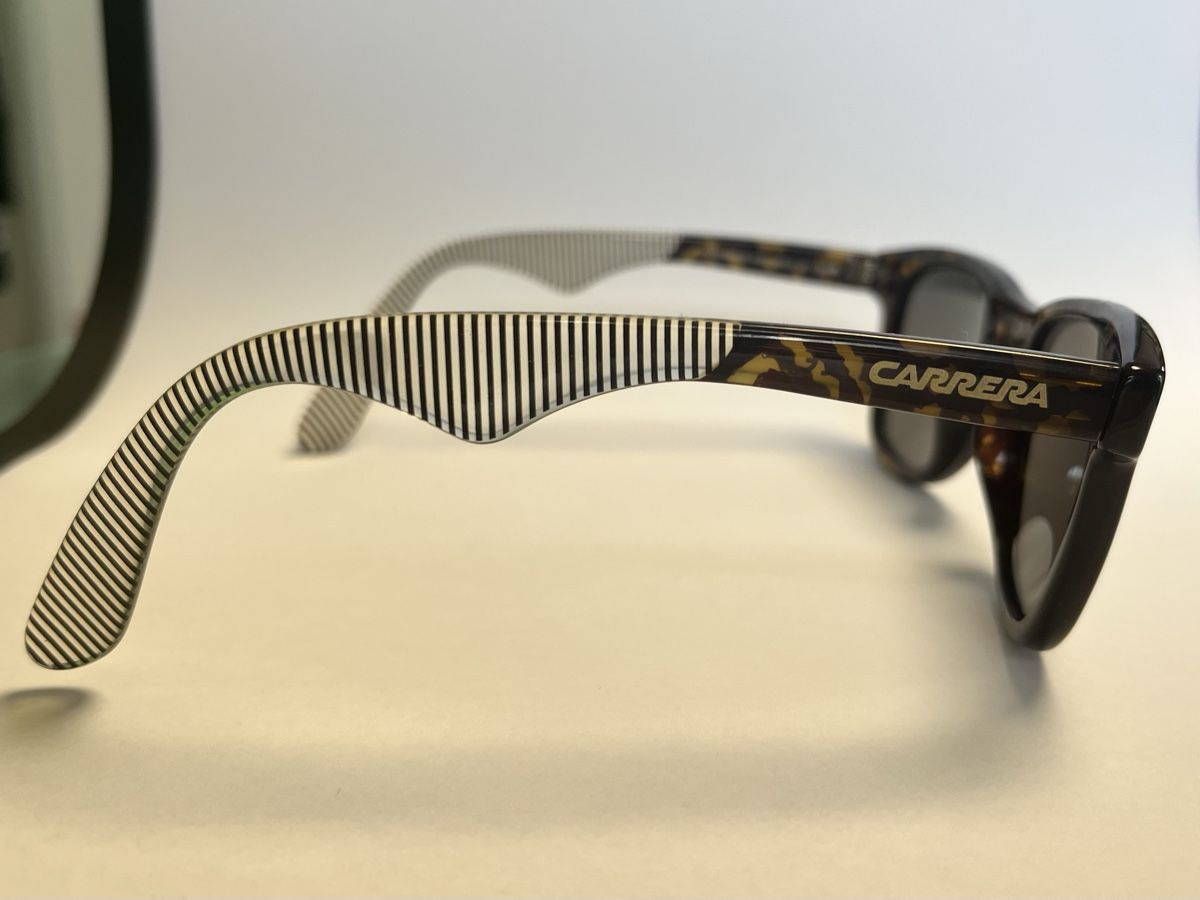 Carrera Occhiali & Lenti: Carrera Sonnenbrille, braun schwarz gemustert – Usato da Subingen venduto da Jordano01
