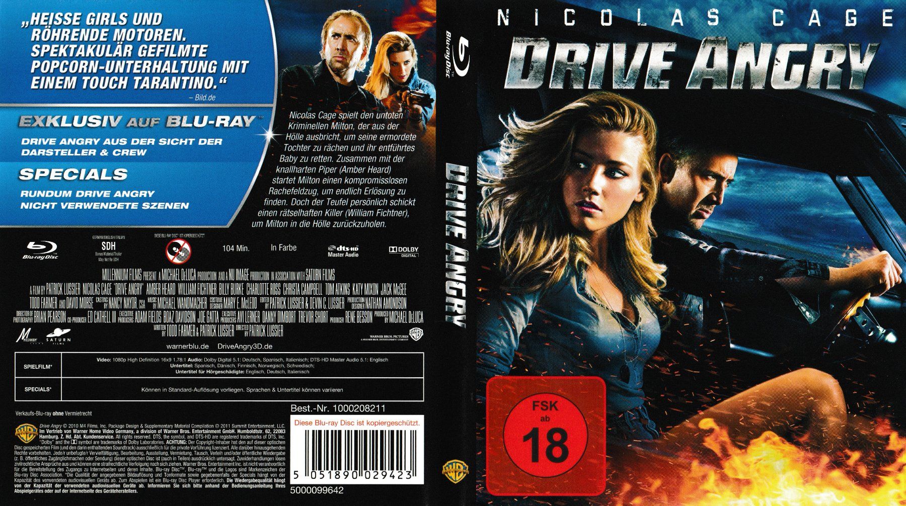 Tutti i DVDs: Blu-Ray - Drive Angry – Usato da Langnau am Albis venduto da MediaRescuerKeLoX
