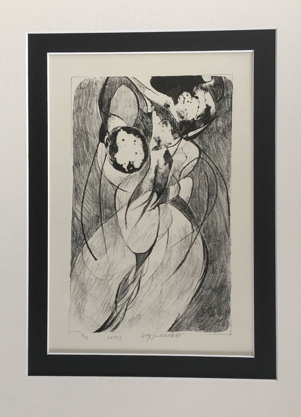 Grafica & Litografie: Wolff Buchholz      "Komposition L6503"      Lithographie – Usato da Nennigkofen venduto da juhit 2