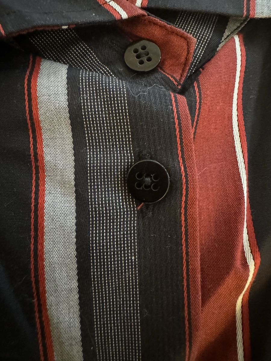 Eterna Camicette: Eterna Excellent Bluse Gr. 38 gestreift schwarz rot grau Top – Nuovo (secondo la descrizione) da Solothurn venduto da SchoeneSachen20 2
