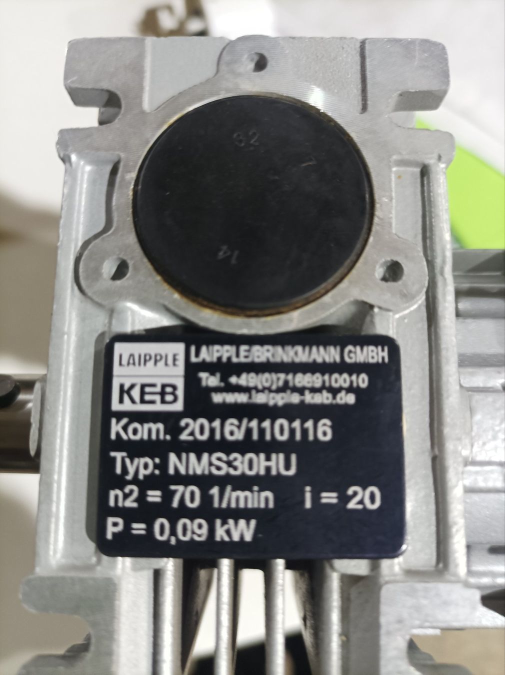 Moteurs: Getriebemotor M5664 Typ B14 Laipple & Brinkmann – D'occasion à Thun par Estell 5