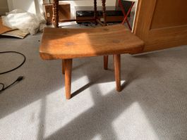Antiker Hocker Holz (21)