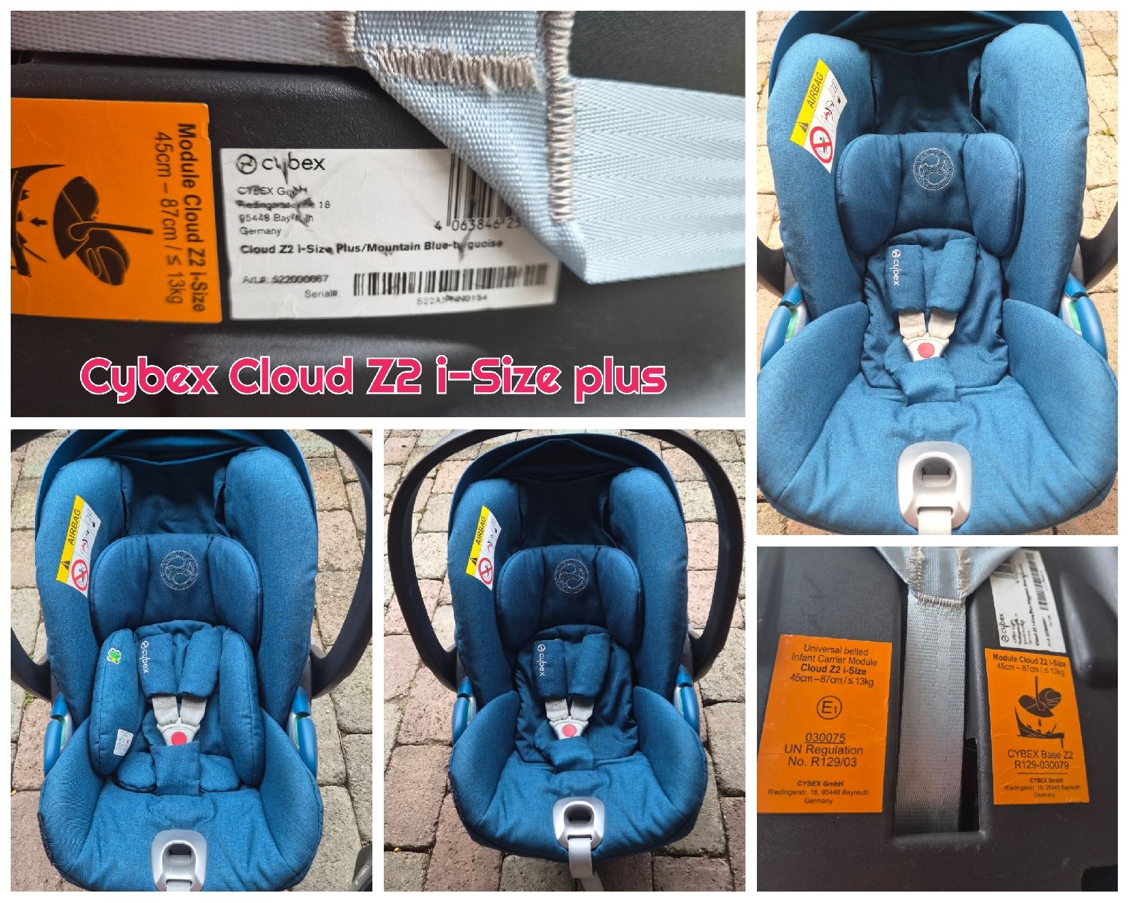 Cybex Auto-Kindersitze: Babyschale mit Base – Gebraucht aus Attikon von fab_2yct