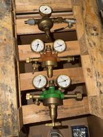 3x GLOOR Druckregler / Druckminderer für Industriegase