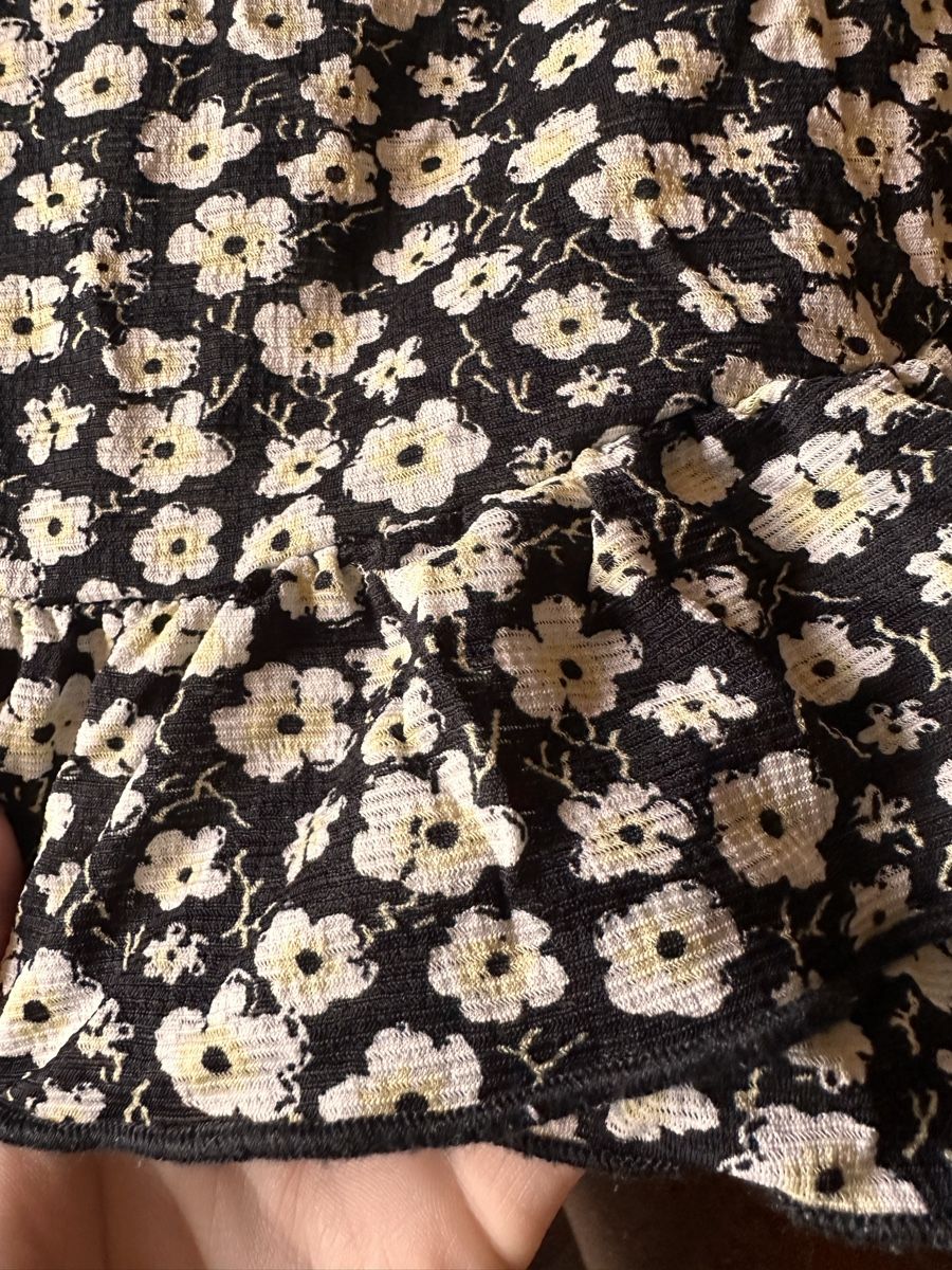 Gonne: Minirock Wrap Blumen Gelb-Schwarz – Nuovo (secondo la descrizione) da Zürich venduto da BettinaMarie2308 1