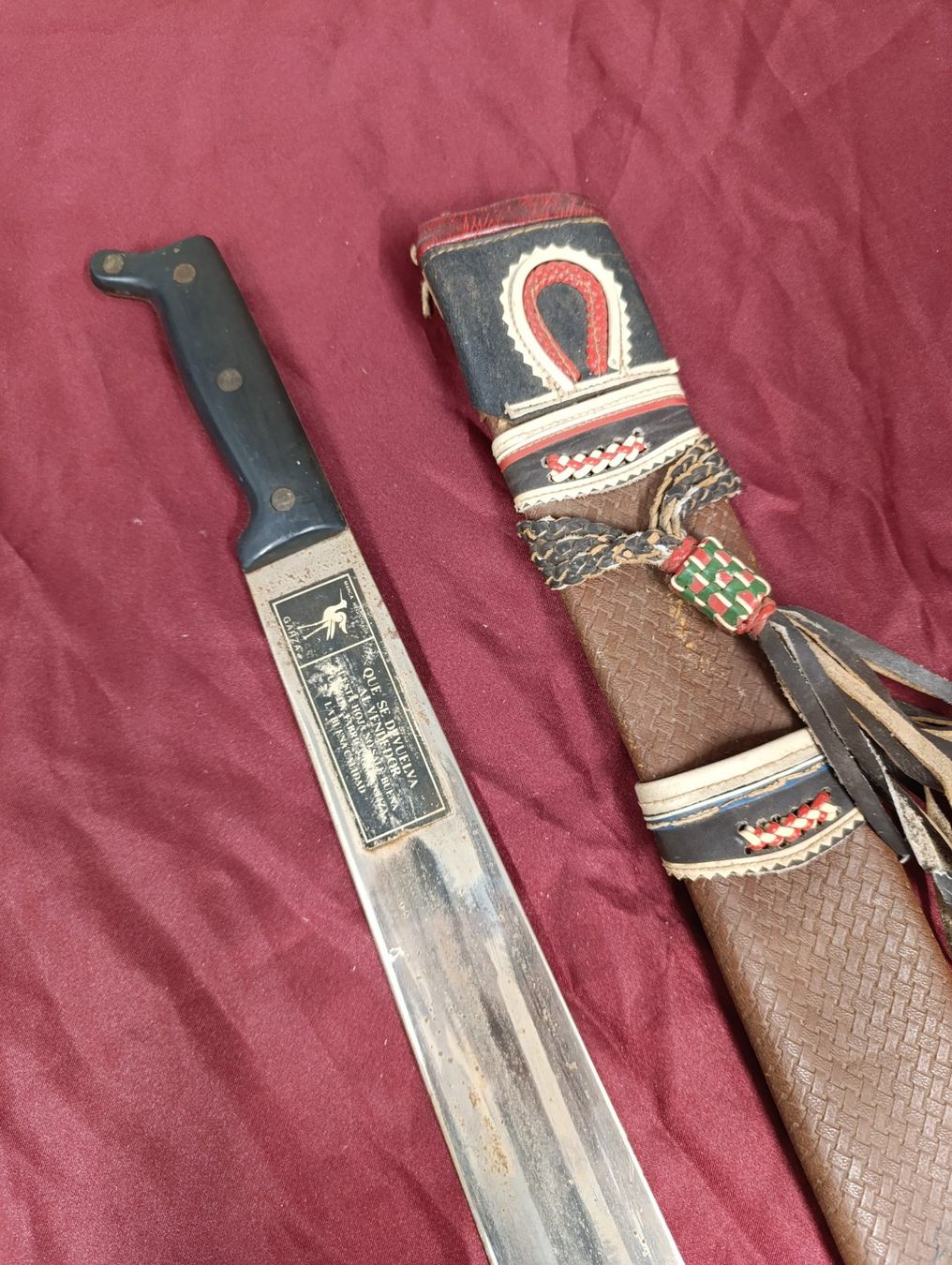 Besteck: Machette GARZA/Colombie – Gebraucht aus Avry-sur-Matran von dav_nm5p 1