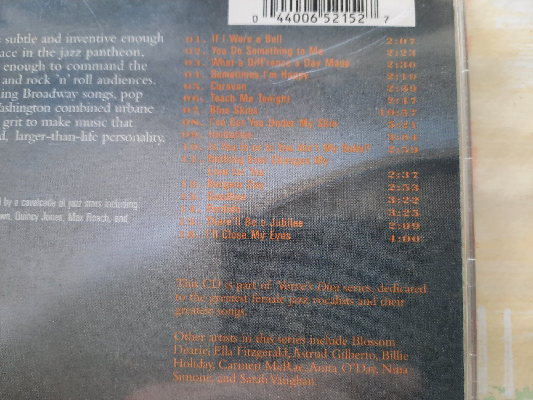 CD: CD Dina Washington – Usato da Pully venduto da bro_n52j 2