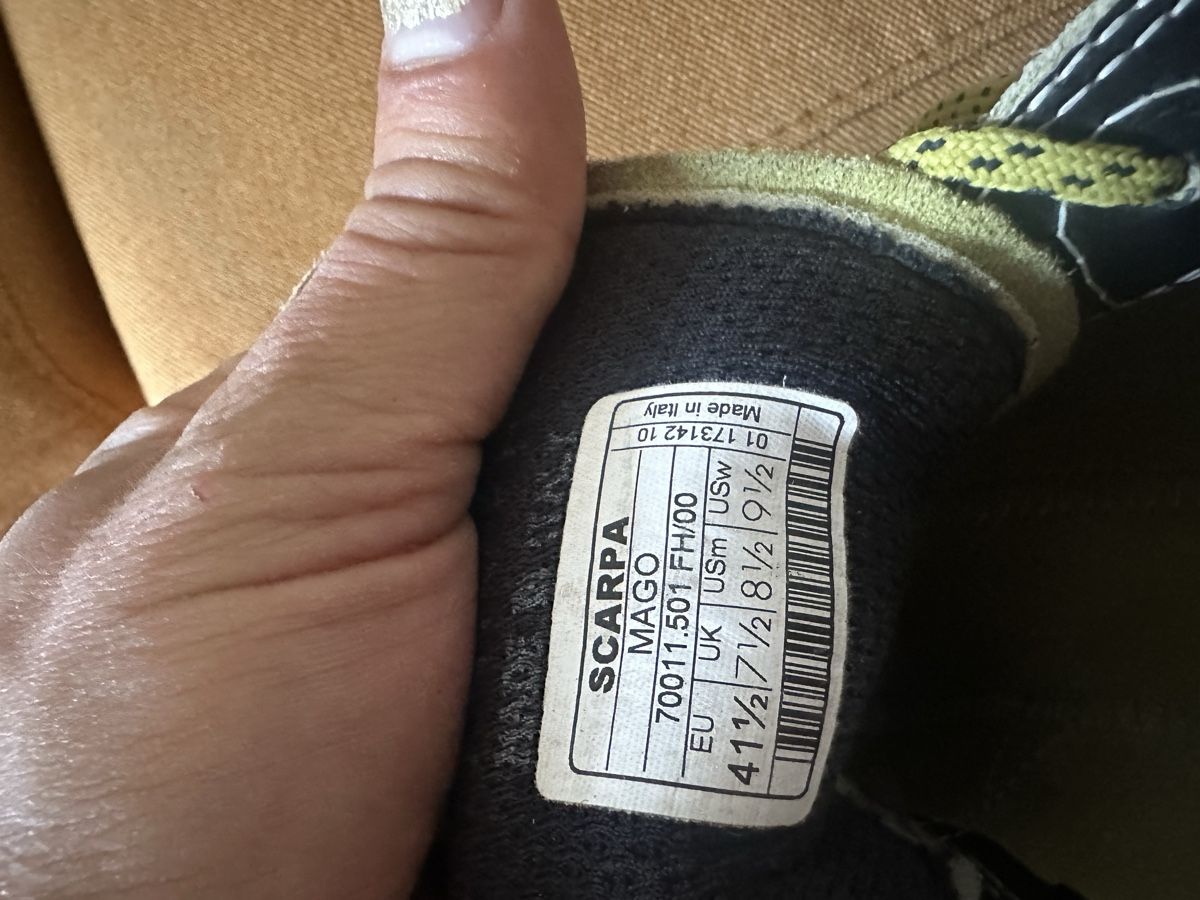 Scarpa Scarpe da uomo: Kletterschuhe SCARPA MAGO Grösse 41.5 gebraucht – Usato da Signau venduto da Luuuukaaaaass 3