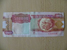 Angola 500000 Kwanzas 1991, P-134, Serie KJ 6287038