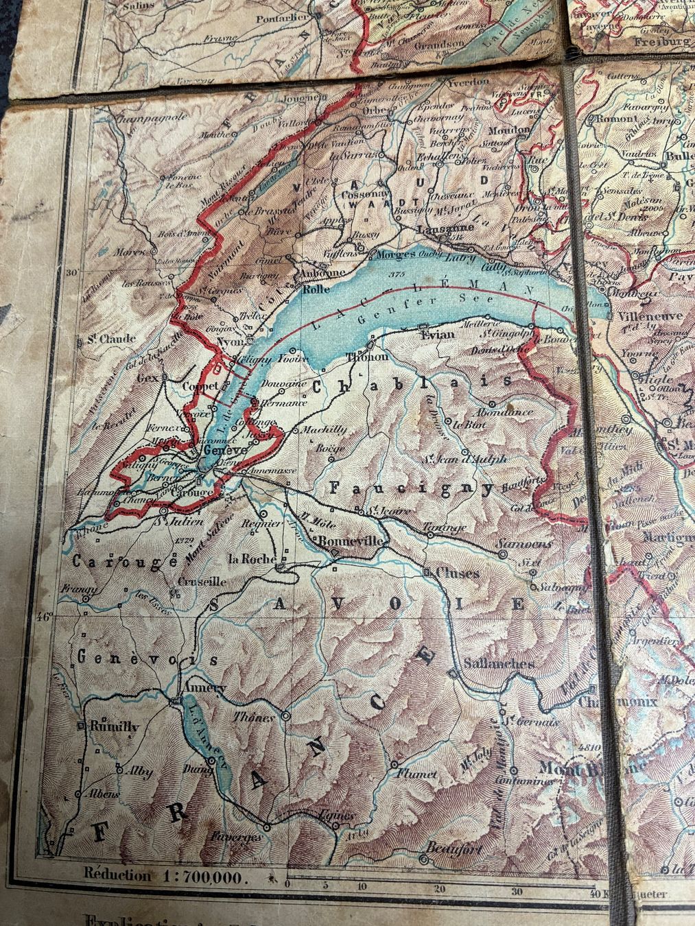 Cartine & Atlanti: Karte der Schweiz antik – Usato da Horw venduto da adler65 6