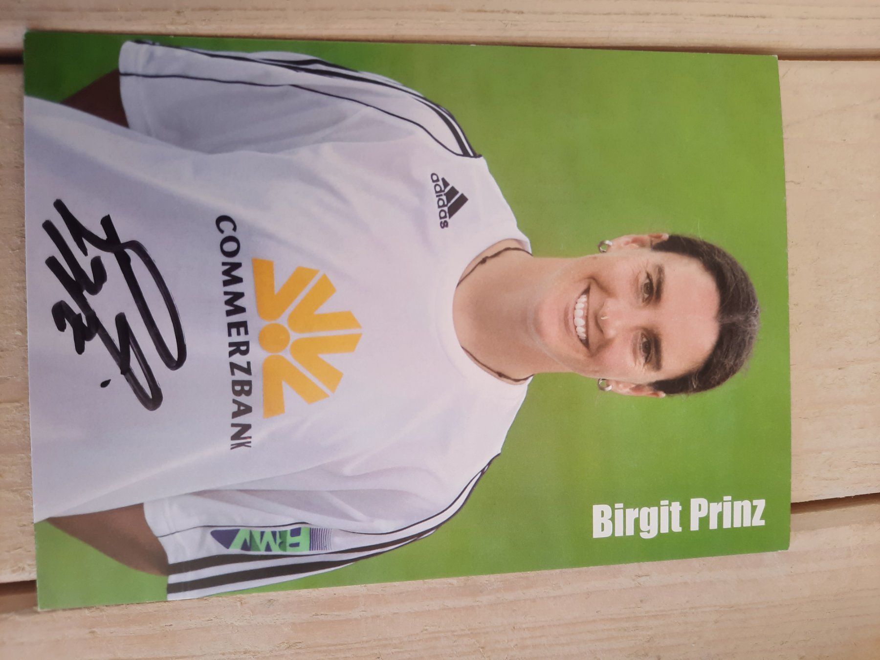 Autografi: Birgit Prinz / ehemalige deutsche Fussballerin – Usato da Worben venduto da ersa01 2