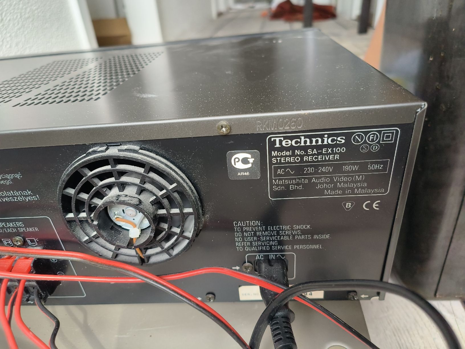 Technics Ricevitori: Technics av control stereo Receiver SA-EX100 – Usato da Zug venduto da kat_q98k 2