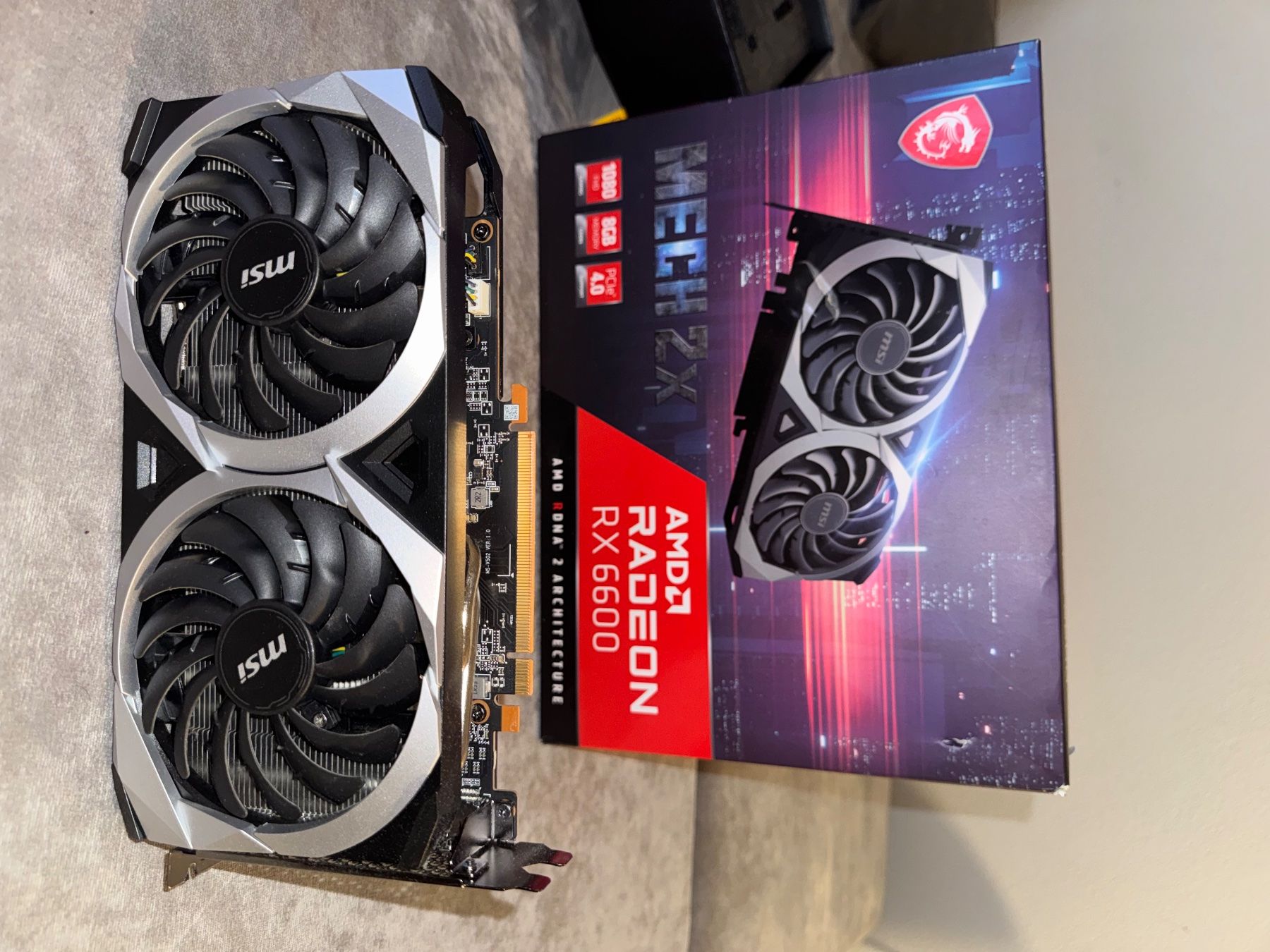 Amd Grafikkarten: GPU AMD Radeon 6600 MECH 2X 8GB – Gebraucht aus Fribourg von RikiG 6