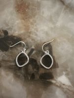 Elegante Silber Ohrhänger mit Zirkonia