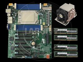 Supermicro H11SSL-i + AMD Epyc Rome 7502 + 64GB RAM + Cooler