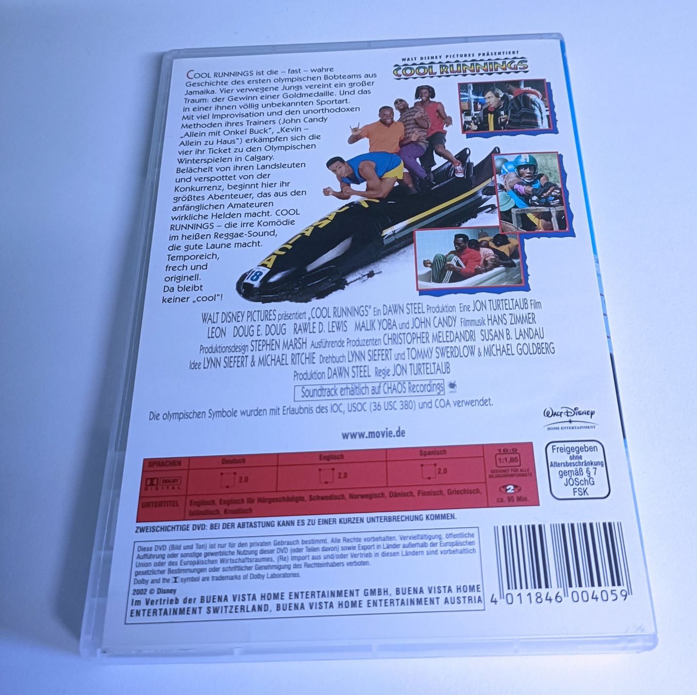 Tutti i DVDs: Cool Runnings - John Candy (DVD) – Usato da Köniz venduto da Movieportal007 1