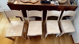4 sedie ikea in legno 