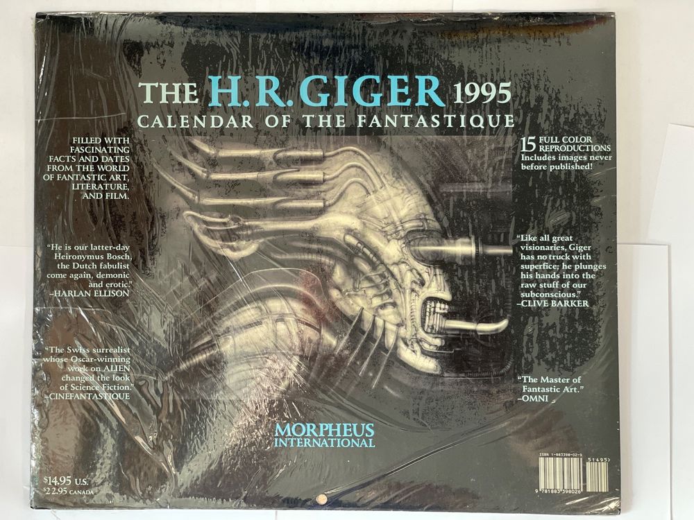 H.R. GIGER Calendar 1995 Kaufen auf Ricardo