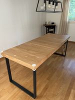 IKEA TARSELE Ausziehtisch – Eichenfurnier/Schwarz, wie neu