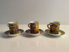 3er Set Espresso Sammeltassen Rosenthal studio-line
