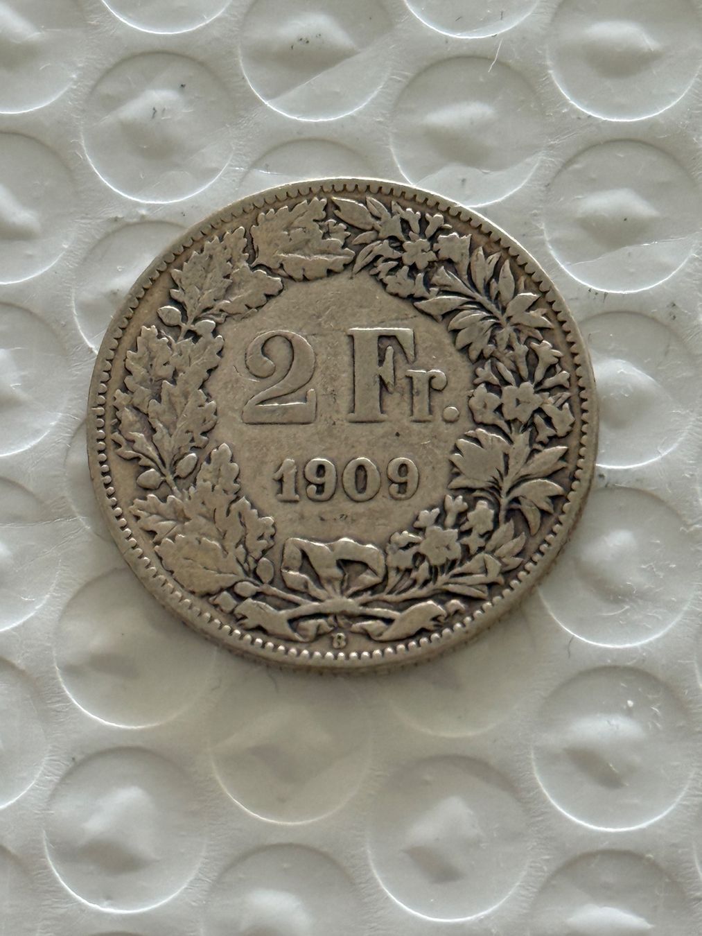 Tutti le monete: 2 Franken 1909  Rar – Usato da Wallisellen venduto da SWISS_SILVER1