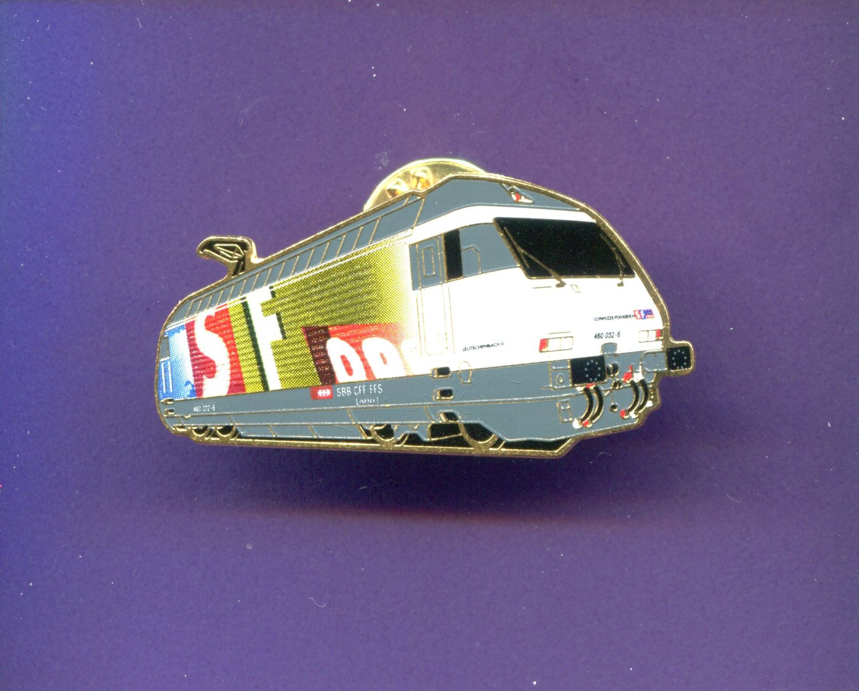 SBB/CFF/FFS Placchette & Badge: Schmid-Müller  Re 460  " SF  DRS "  Lim.500 – Usato da Winterthur venduto da Sammleroase