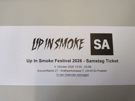 Ticket Up In Smoke Festival 2026 Pratteln 3. Oktober