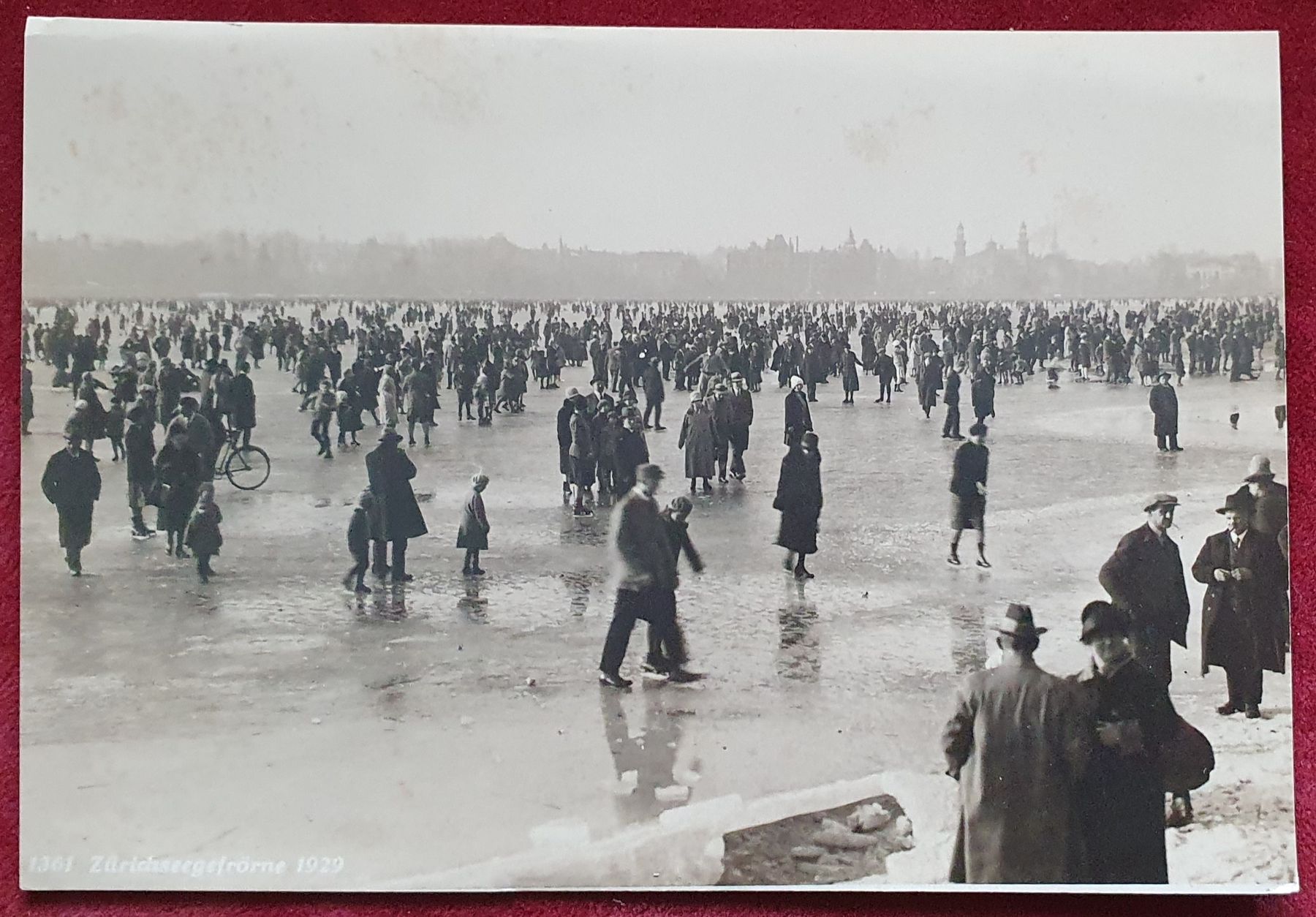 Ansichtskarten: Zürichseegefrörne 1929 – Gebraucht aus Kreuzlingen von Rschweiz1
