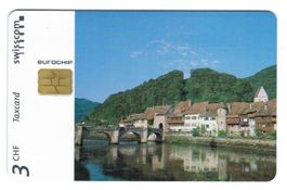 Taxcard Chip-1695 Jura St. Ursanne 500 Ex ungebraucht