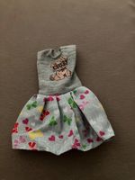 Hübsches Puppenkleidli, Länge 15cm, hübsches Sujet, neu