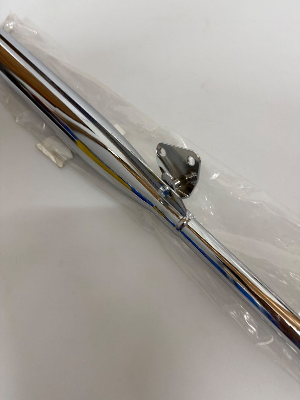 Tomos Sistemi di scarico: Tomos Auspuff neu Chrom – Nuovo e nell'imballaggio originale da Hallau venduto da mofaplus 2