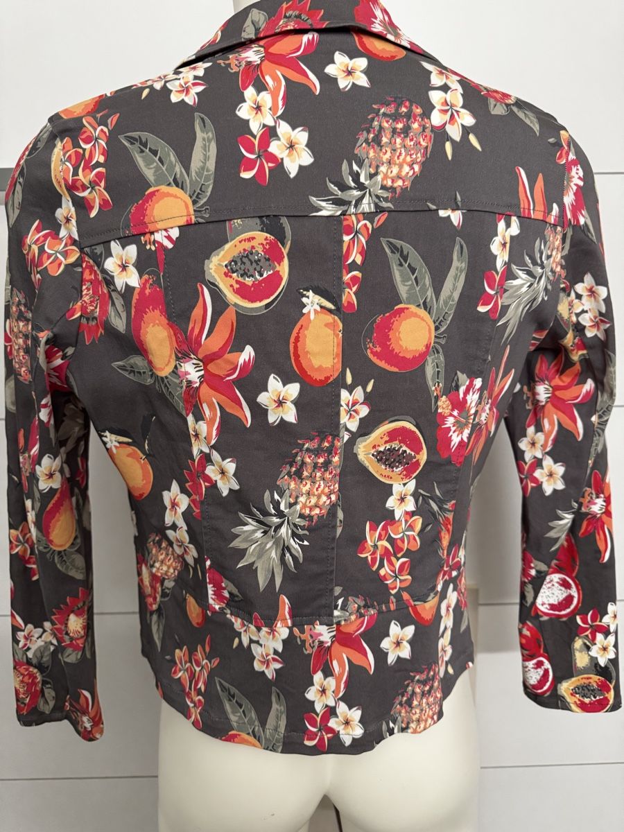 Walder Giacche: Frank Walder Sommer Jacke mit Blumenmuster – Nuovo (secondo la descrizione) da Biberist venduto da Mi58 2