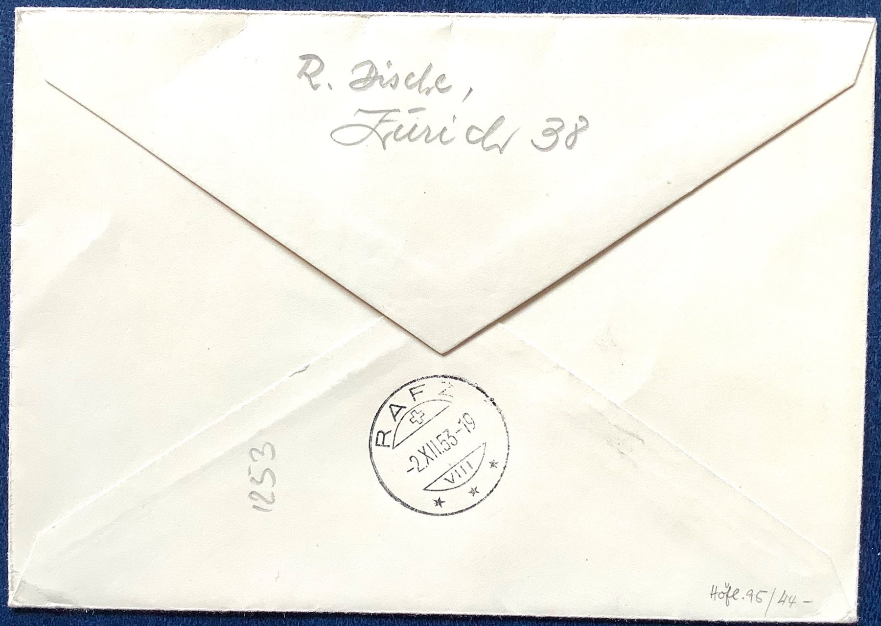 Alle Briefmarken: 1953 - R-FDC / Pro Juventute - Bern -  Rafz – Gebraucht aus Liestal von Skunk02 1