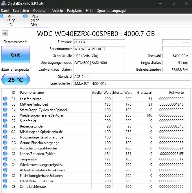 Western Digital Dischi rigidi: WD HDD 4TB – Usato da Willisau venduto da aronet 2