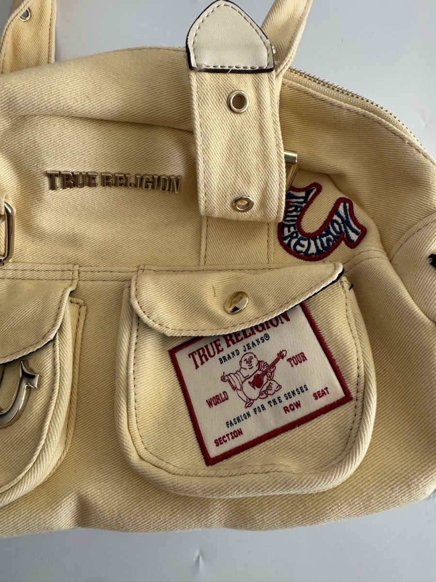 Borse da donna: True Religion Handtasche Creme Gelb – Nuovo (secondo la descrizione) da Vionnaz venduto da b_f_d_r_g 3