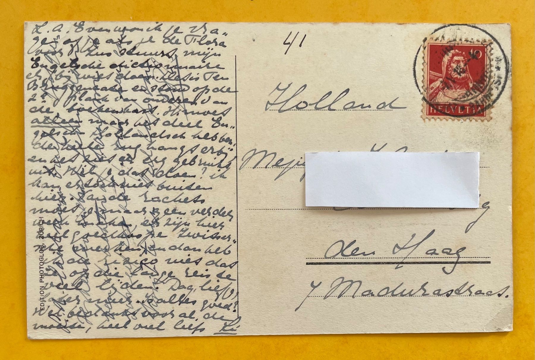 Cartoline postali: ENGELBERG - Flühmatt - 7.V.18 – Usato da Mauren TG venduto da montis09 1