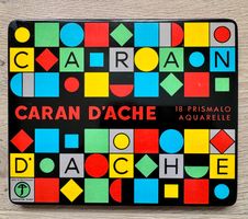 Alte Blechdose Caran d‘Ache 18 Prismalo Aquarelle