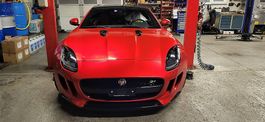 Jaguar F-Type R X152 Frontstossstange Black Pack komplett