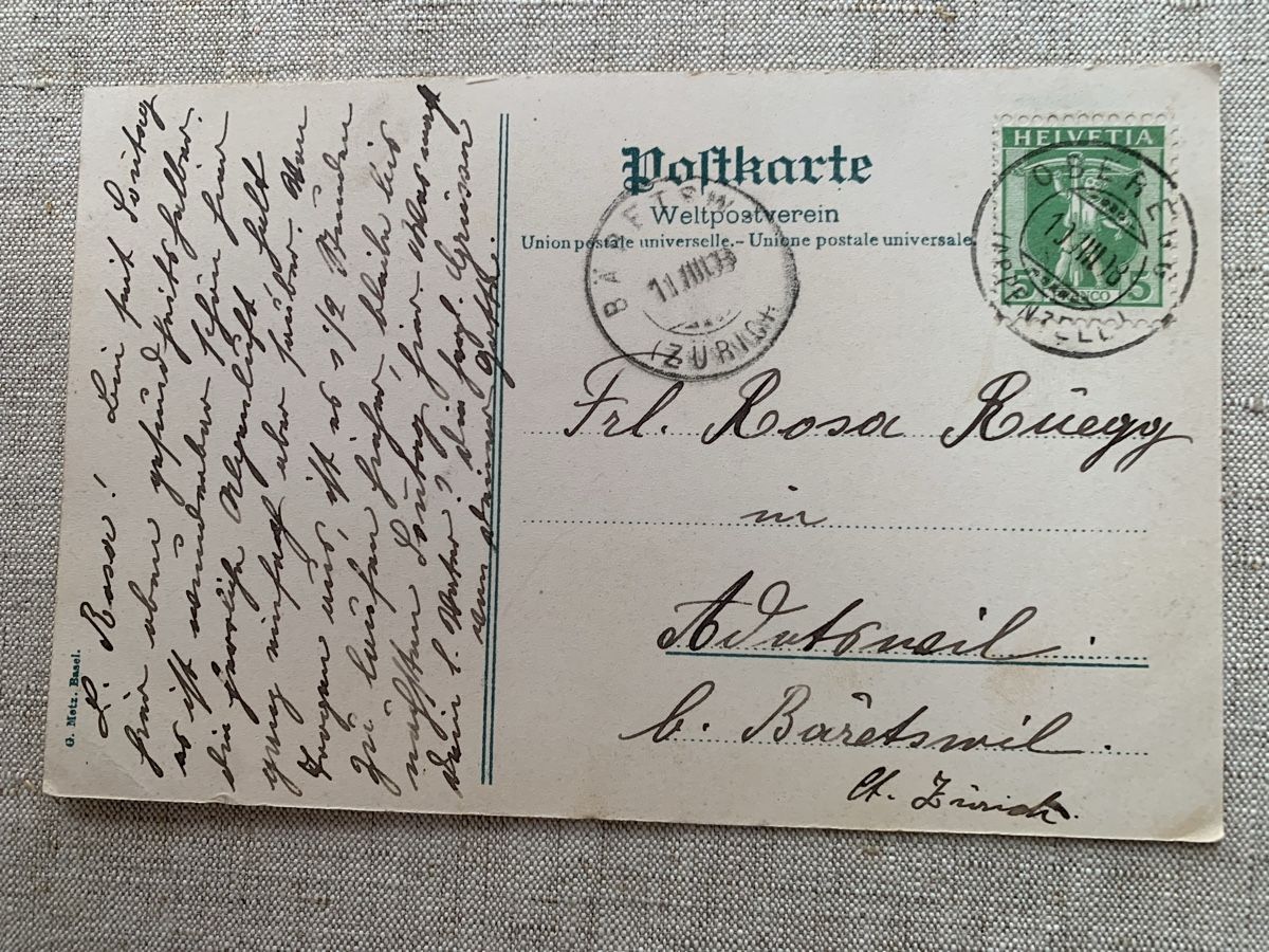 Cartoline postali: AK Gruss von St. Anton, Kt. Appenzell – Usato da Egg b. Zürich venduto da ohtannenbaum 1