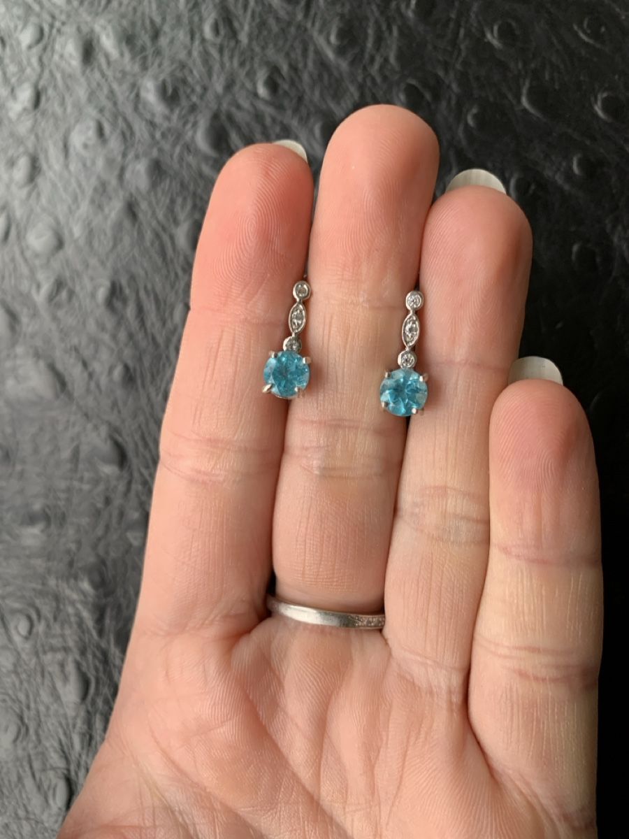 Ohrringe & -stecker: Ohrhänger mit Apatit Silber – Neu (gemäss Beschreibung) aus Birsfelden von Exclusivity