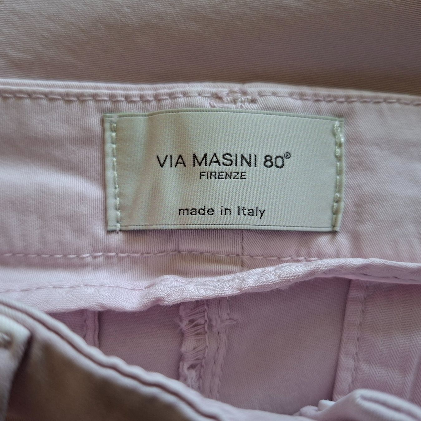 Hosen: Via Mansini 80 Leichte Sommerhose mit Fransenbund – Gebraucht aus Stäfa von meridianum 5