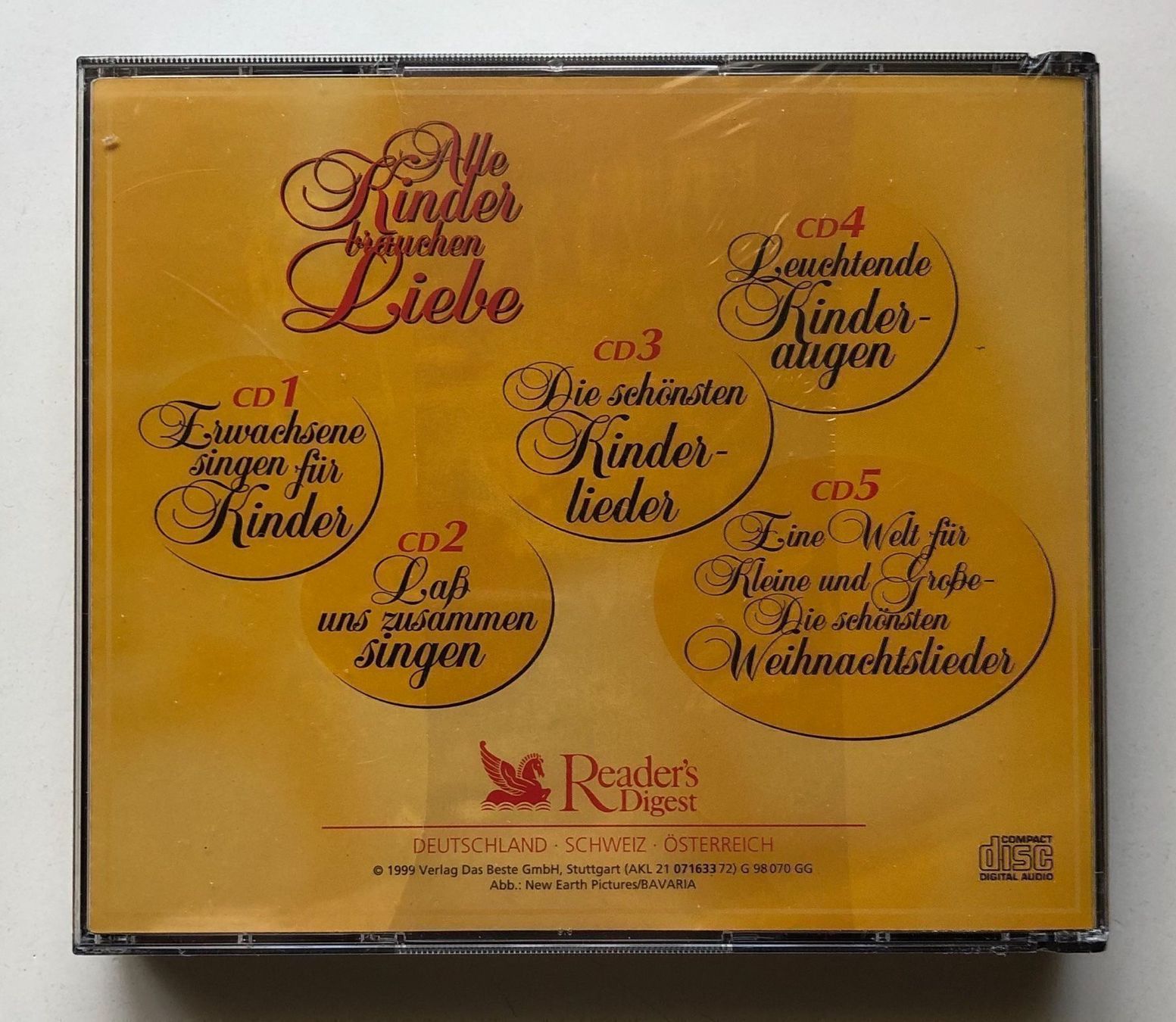 CD: Alle Kinder brauchen Liebe / 5 CD Box – Nuovo e nell'imballaggio originale da Näfels venduto da rottabi 1