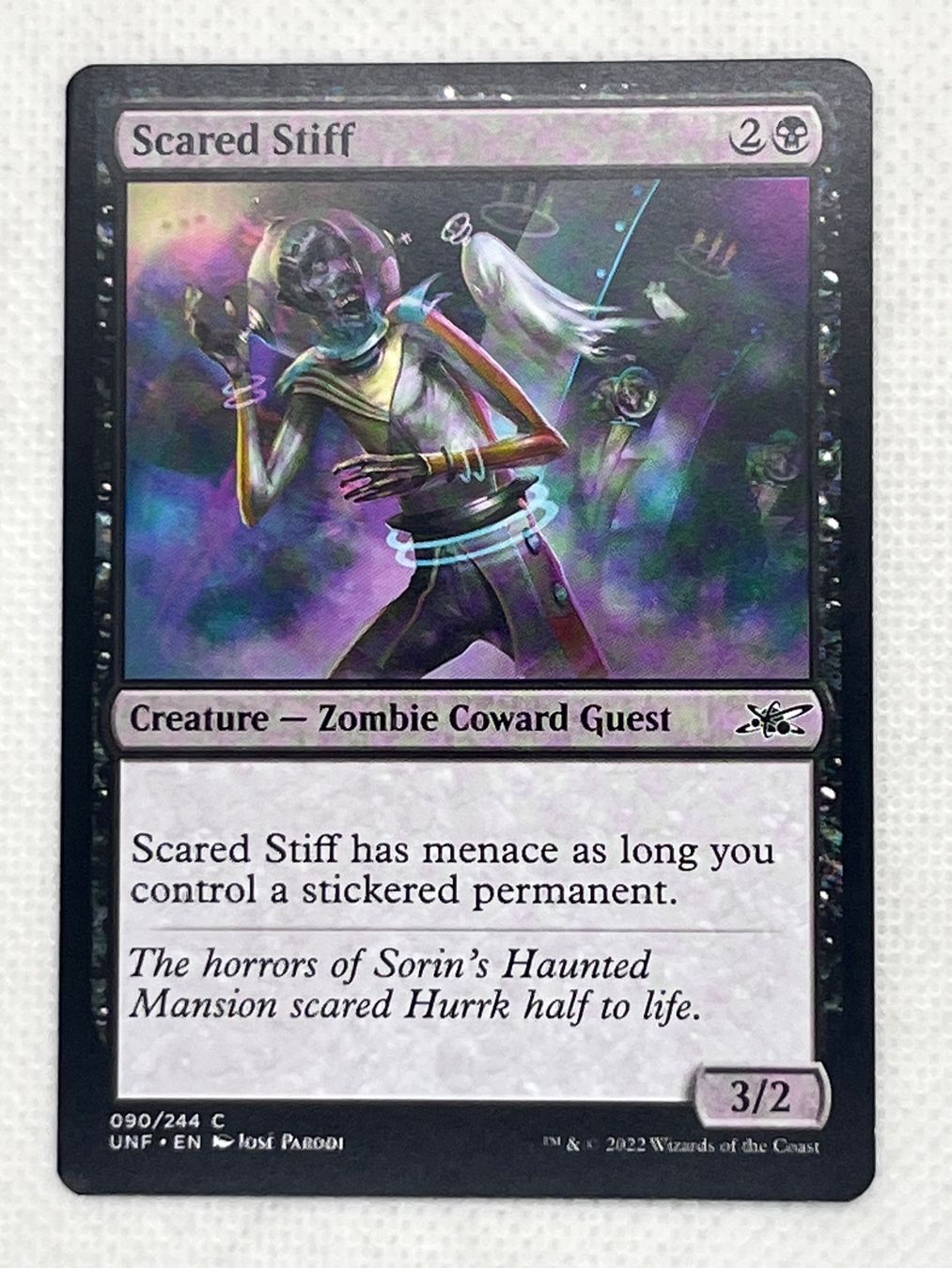 Magic The Gathering Carte collezionabili: Magic the Gathering: Scared Stiff - seltene Karte – Usato da Hinterkappelen venduto da Kim1992
