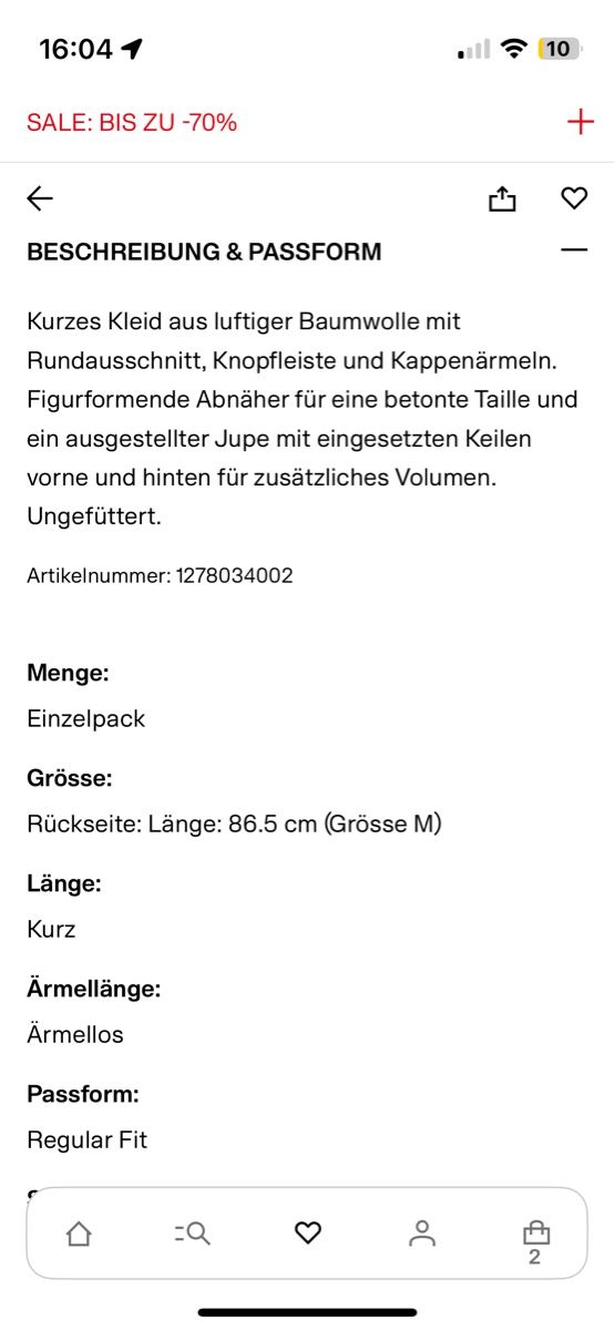H&M Vestiti: H&M Kleid, Gr. S, neu! – Nuovo (secondo la descrizione) da Zürich venduto da vintage_for_you 3