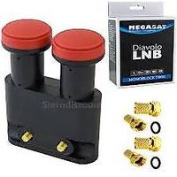 MEGASAT MONOBLOCK TWIN CONVERTER DIAVOLO ( NEU )